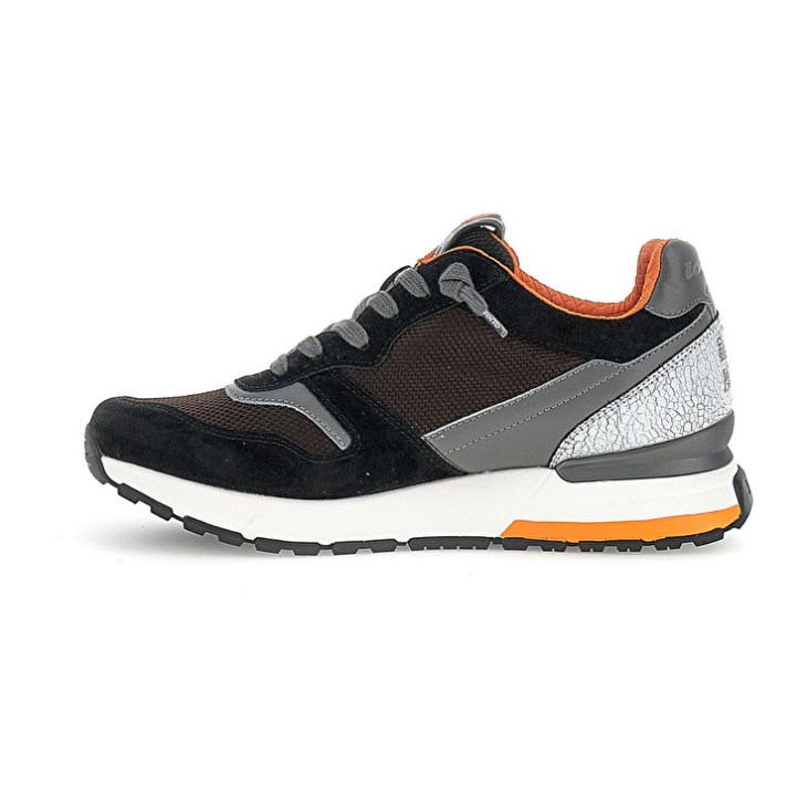 Men Lotto Tokyo Ginza Running Shoes Black / Brown | EJ517871T7