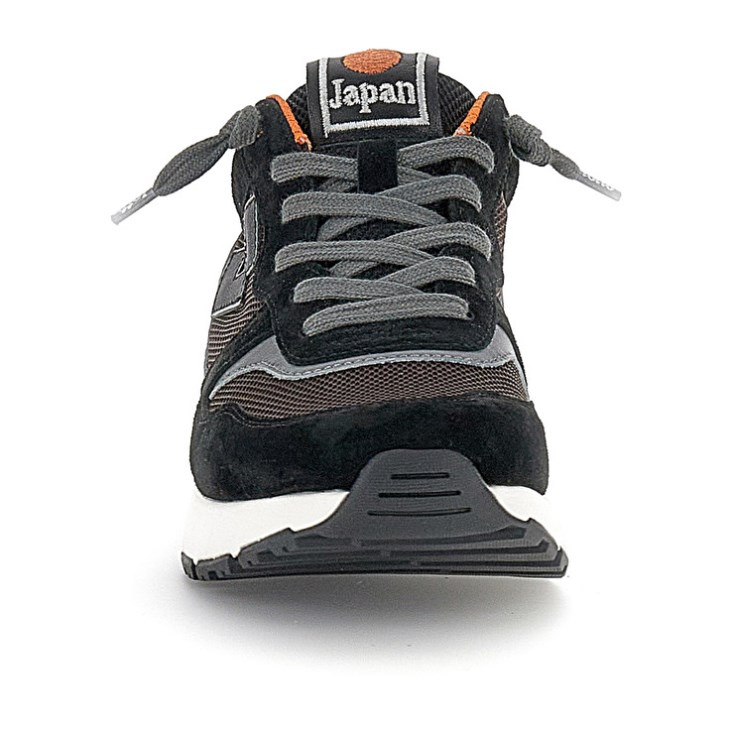 Men Lotto Tokyo Ginza Running Shoes Black / Brown | EJ517871T7