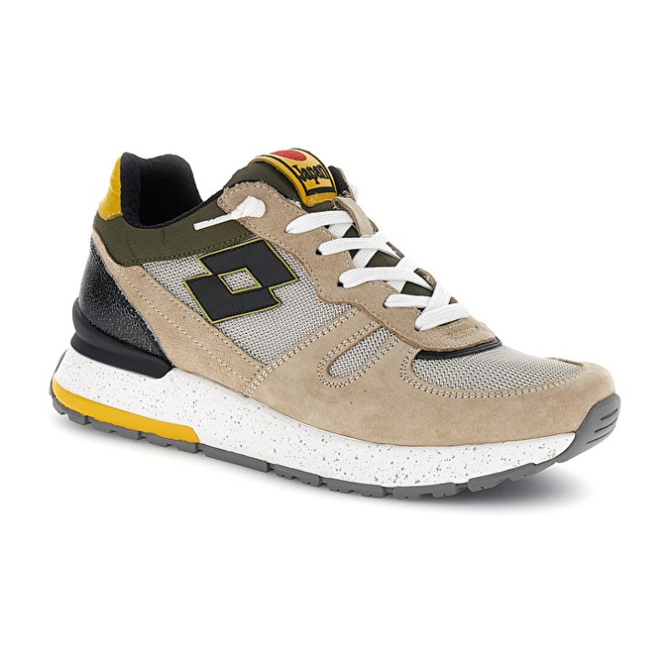 Men Lotto Tokyo Shibuya Sneakers Beige / Olive | CS410741R4