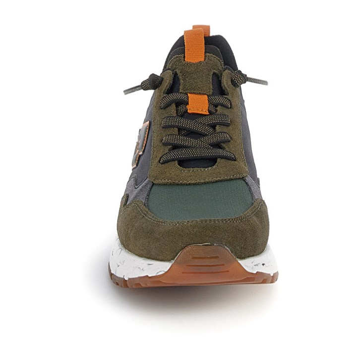 Men Lotto Tokyo Shibuya Tie Dye Sneakers Dark Olive / Black / Green | HK933573X2