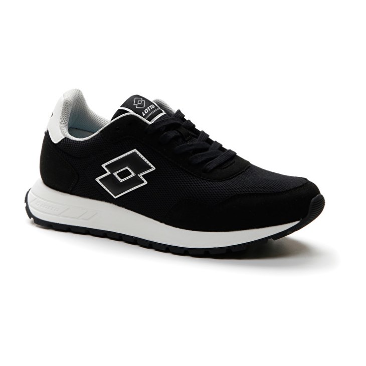 Men Lotto Trainer 2000 AMF Sneakers Black / White | RX137833O9