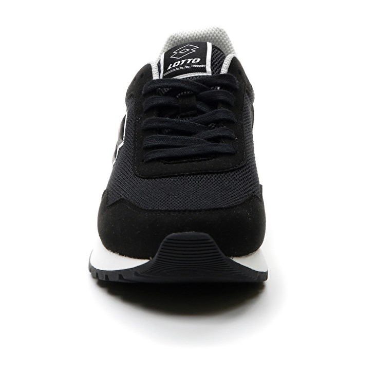 Men Lotto Trainer 2000 AMF Sneakers Black / White | RX137833O9