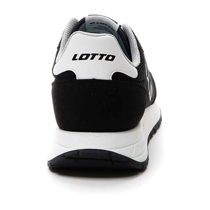 Men Lotto Trainer 2000 AMF Sneakers Black / White | RX137833O9