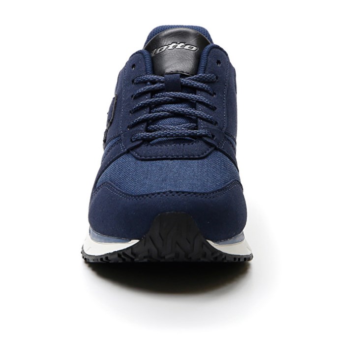 Men Lotto Trainer AMF XIX CVS Sneakers Blue / Black | HB776077Q1
