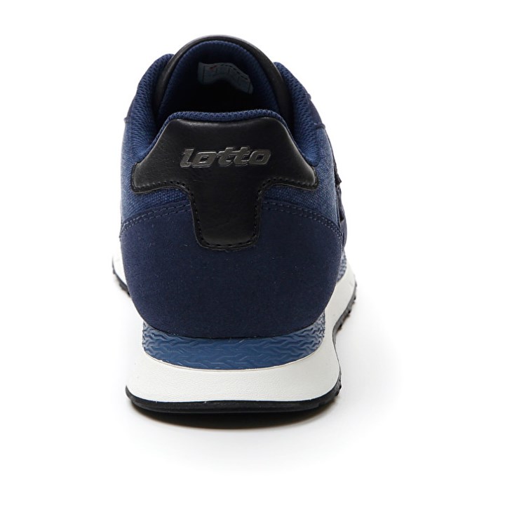 Men Lotto Trainer AMF XIX CVS Sneakers Blue / Black | HB776077Q1