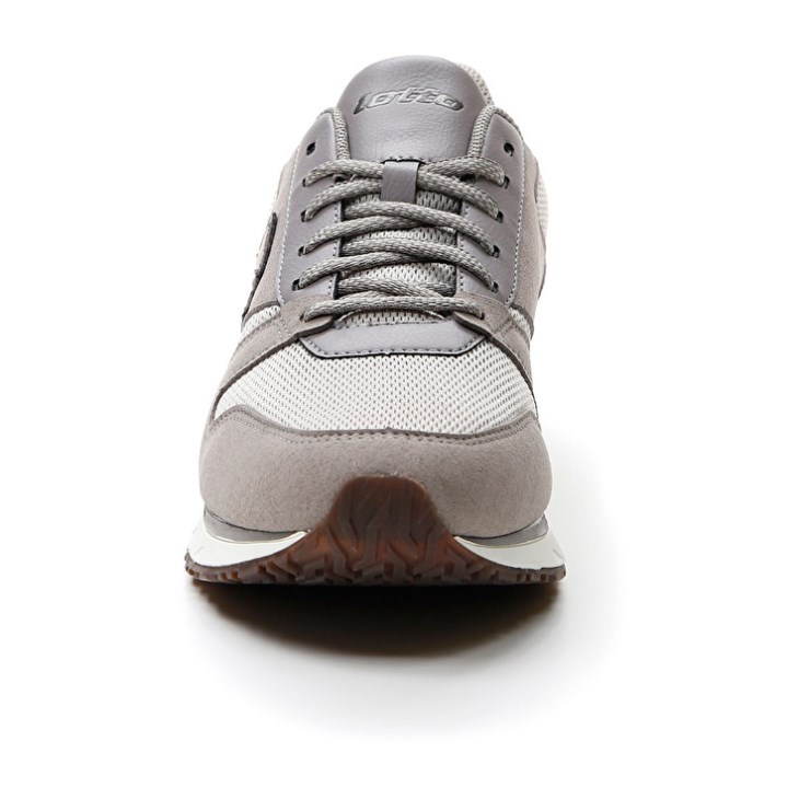 Men Lotto Trainer AMF XIX MSH Sneakers Grey / Grey / Red | BU279517G0