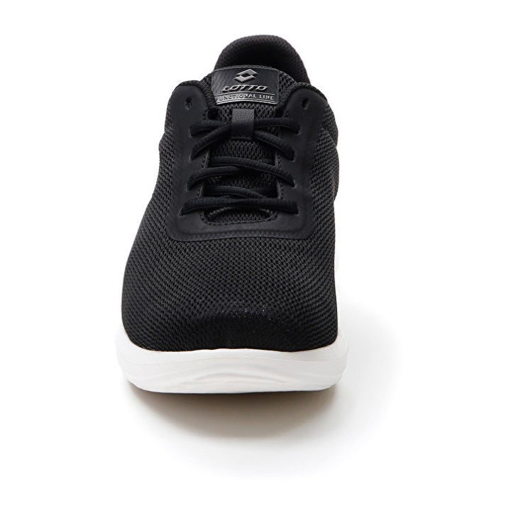 Men Lotto Verso AMF 1 Sneakers Black / White | RX480568Z7