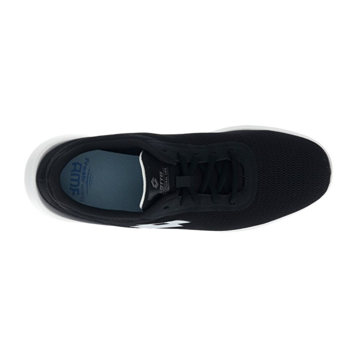 Men Lotto Verso AMF 1 Sneakers Black / White | RX480568Z7