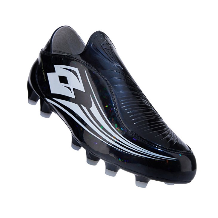 Men Lotto Zhero Gravity Tre OG 50 YRS Soccer Shoes Black | MD381498F6