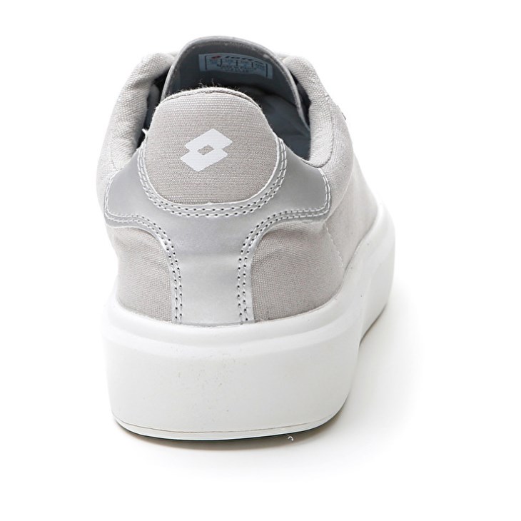 Women Lotto 1973 AMF Bold Metal CVS W Sports Shoes Silver | PV551085J5