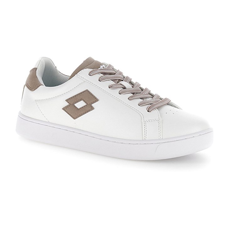 Women Lotto 1973 AMF Evo VII W Tennis Shoes White / Pink | SF044714M6
