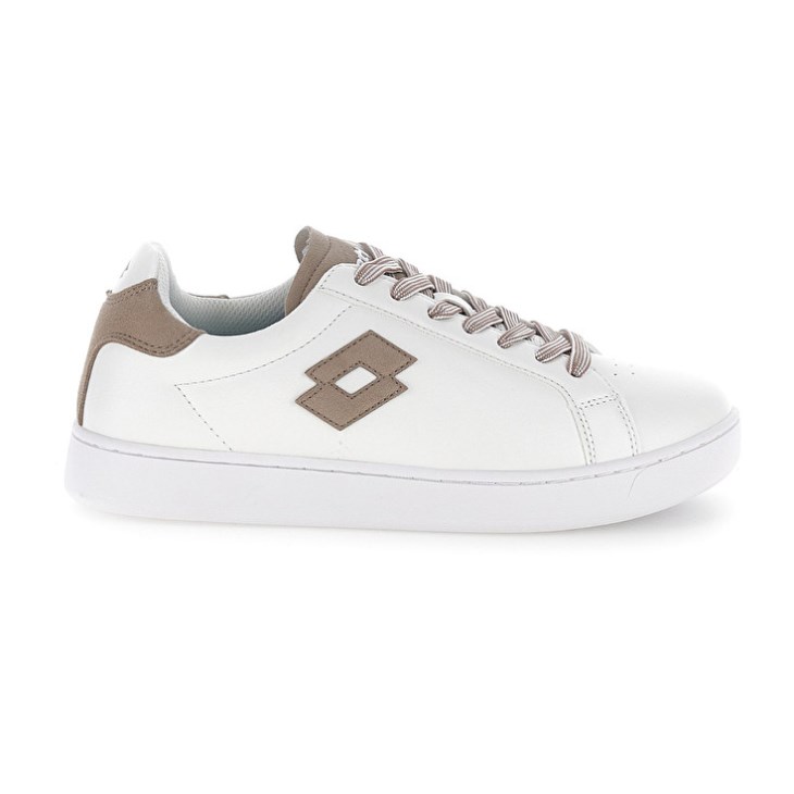 Women Lotto 1973 AMF Evo VII W Tennis Shoes White / Pink | SF044714M6