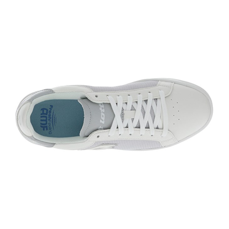 Women Lotto 1973 AMF Evo VI NET W Tennis Shoes White / Grey | IJ022392F4