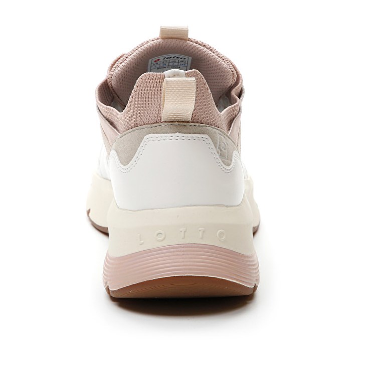 Women Lotto Antares 1 AMF W Tennis Shoes White / Pink | OI346204I6
