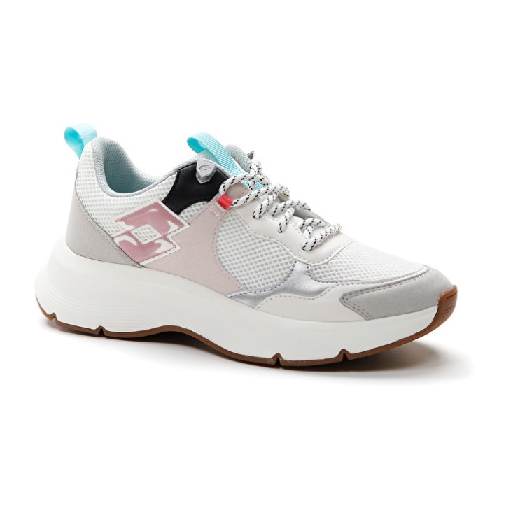 Women Lotto Antares AMF W Tennis Shoes White / Grey | MB003430R3