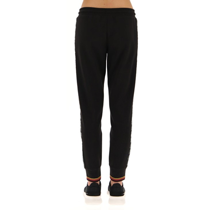 Women Lotto Athletica Classic W V Pants Black | PZ690939T8