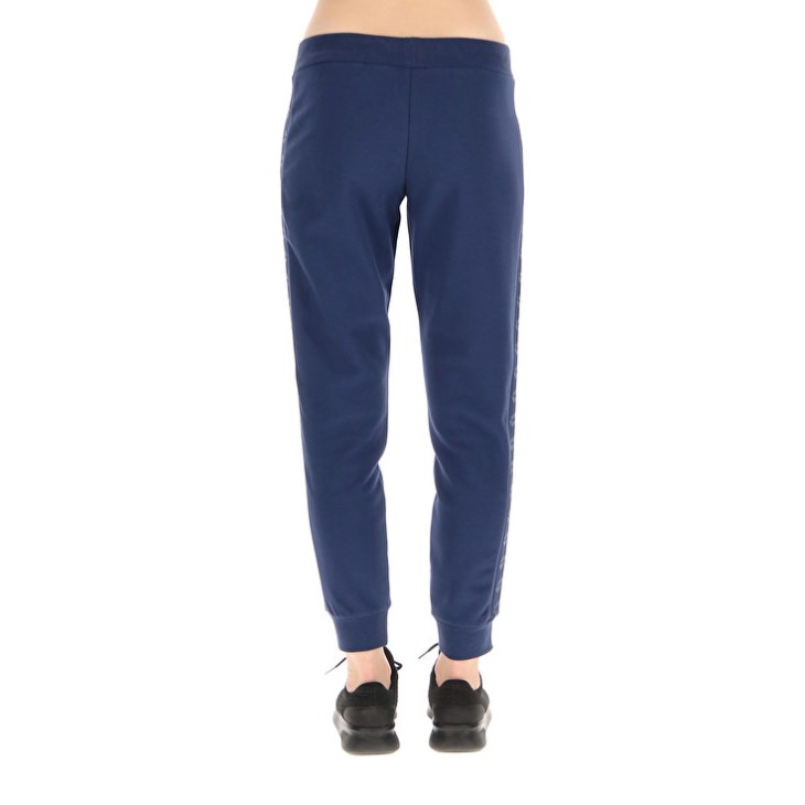 Women Lotto Athletica Due W V Pants Dark Blue | BP175187Y4