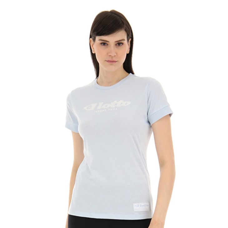 Women Lotto Athletica Due W V T Shirts Light Blue | JD549534Y7