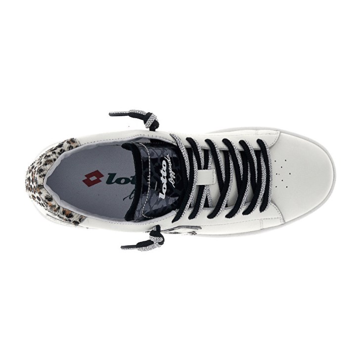 Women Lotto Autograph Leopard W Sneakers White / Black / Brown | WD685058Q8
