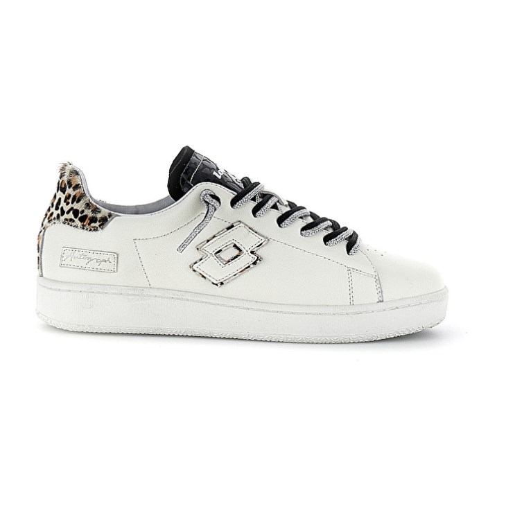Women Lotto Autograph Leopard W Sneakers White / Black / Brown | WD685058Q8