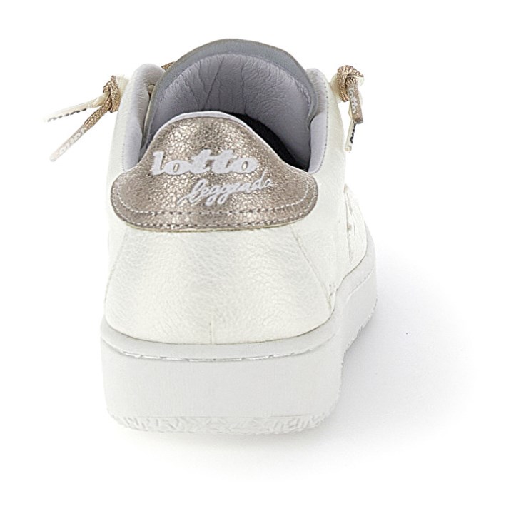 Women Lotto Autograph Pearl W Sneakers White / Gold | JQ248354Q9