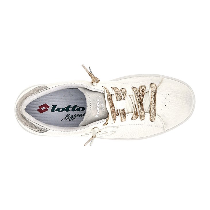 Women Lotto Autograph Pearl W Sneakers White / Gold | JQ248354Q9
