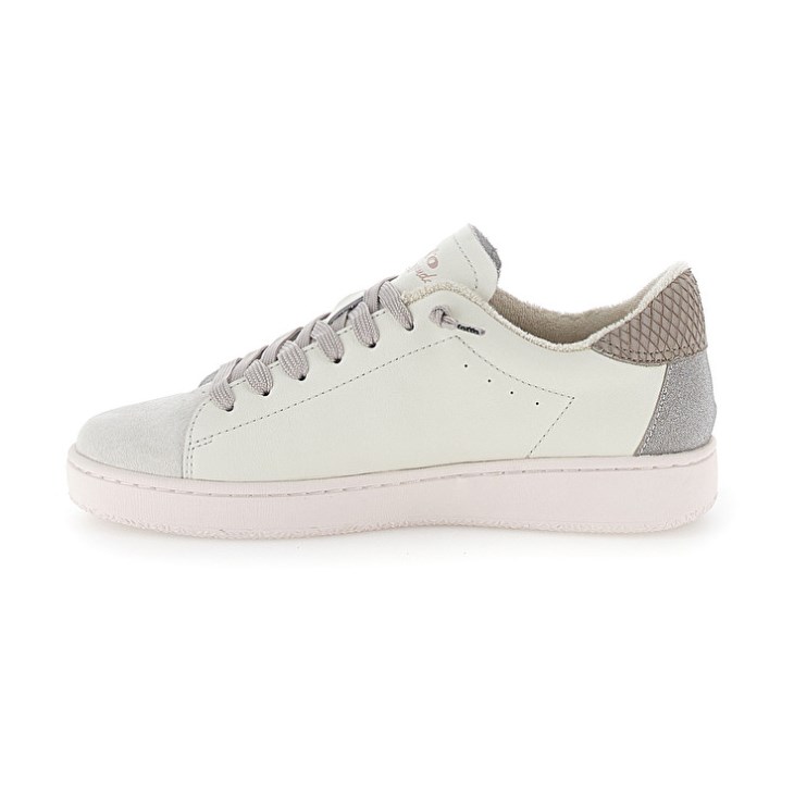 Women Lotto Autograph Suede W Sneakers White / Silver | MT208910W3