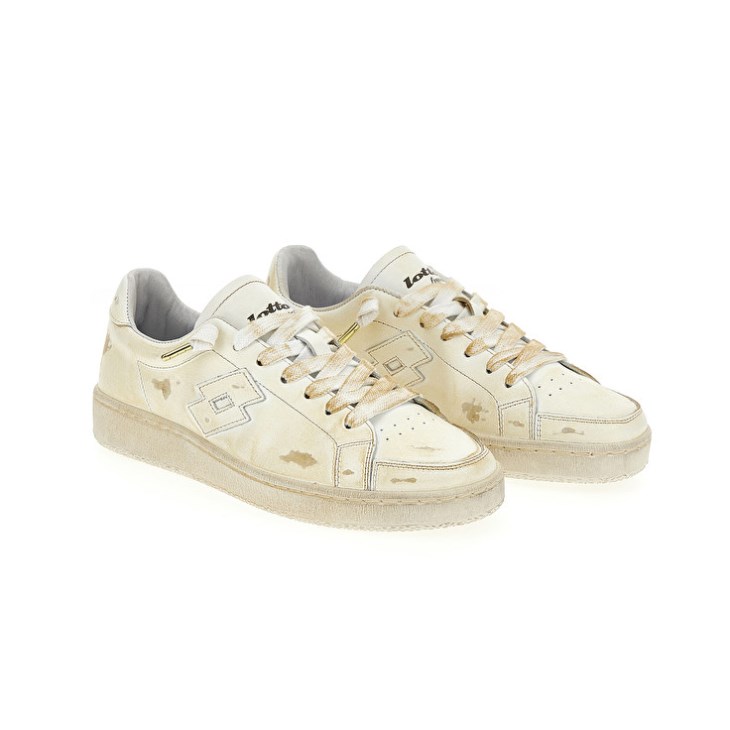Women Lotto Autograph W 50 YRS Sneakers Cream | WY622022N9