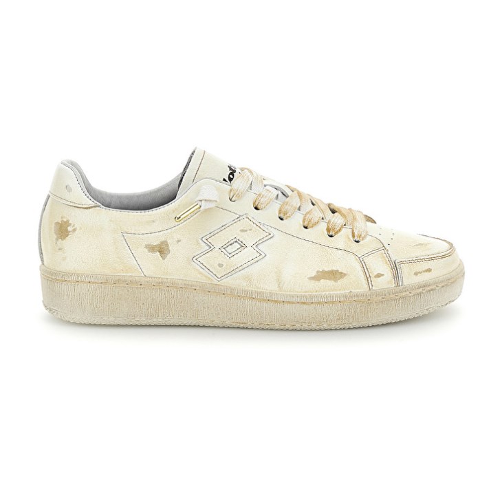 Women Lotto Autograph W 50 YRS Sneakers Cream | WY622022N9