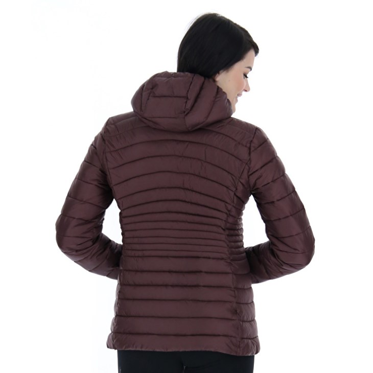 Women Lotto Bomber Cortina W III Pad PL Jacket Dark Red | GD529342K4