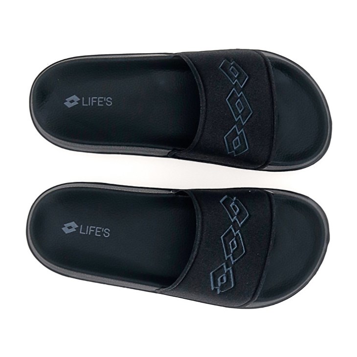 Women Lotto Gaya II W Slides Black | PF386928B2