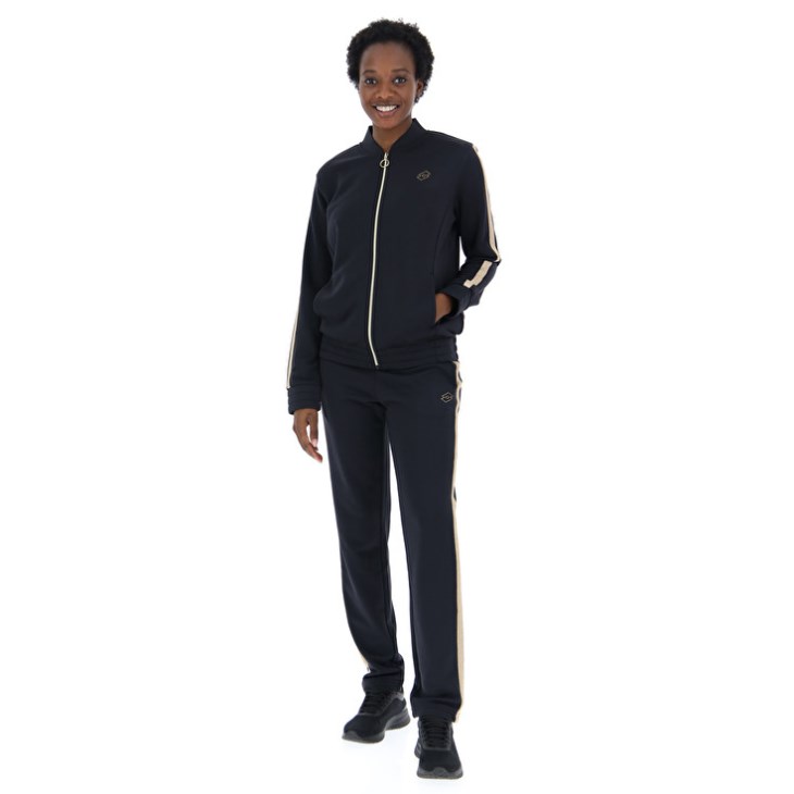 Women Lotto Gym Dori W V PL Tracksuits Black | PL076237V1