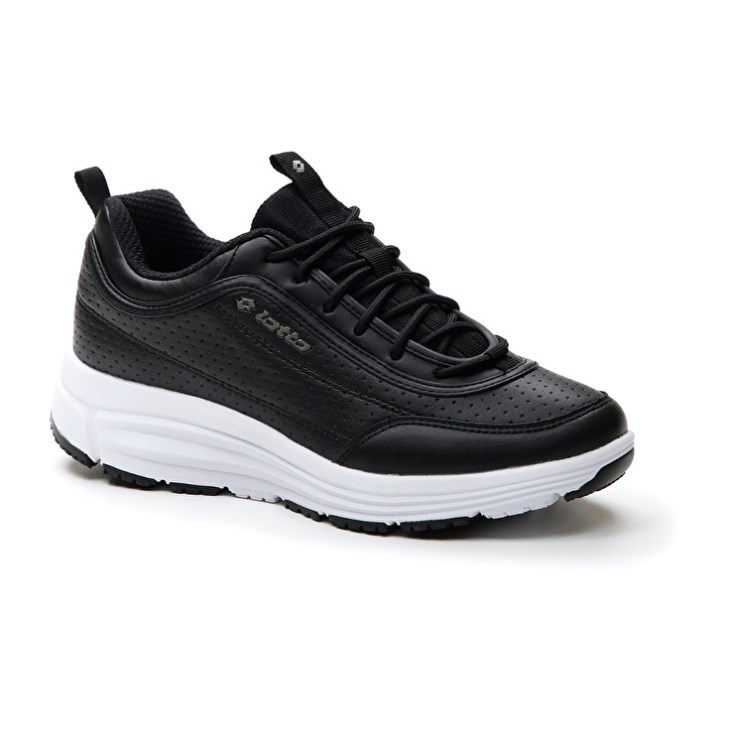 Women Lotto Love Ride AMF V Prime Sports Shoes Black | XM581578W9