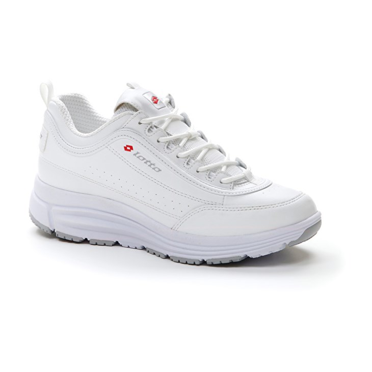 Women Lotto Love Ride Prime II W Sports Shoes White / Red | MR350555T6