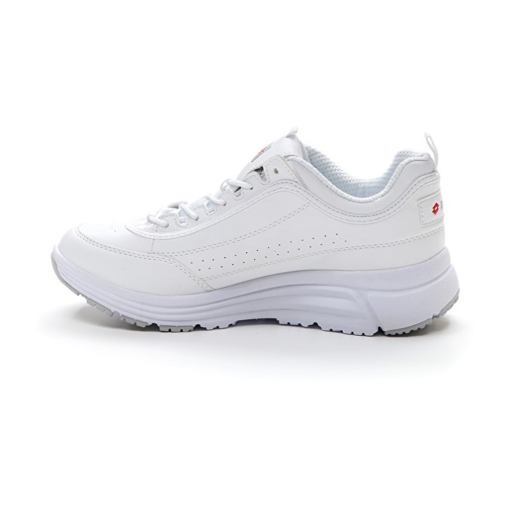 Women Lotto Love Ride Prime II W Sports Shoes White / Red | MR350555T6