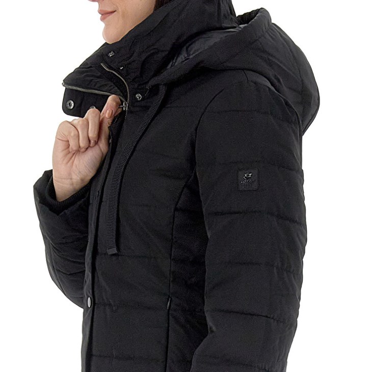 Women Lotto Lungo Corvara W Long Jacket Black | XV584318V2