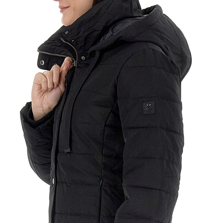 Women Lotto Lungo Corvara W Long Jacket Black | XV584318V2