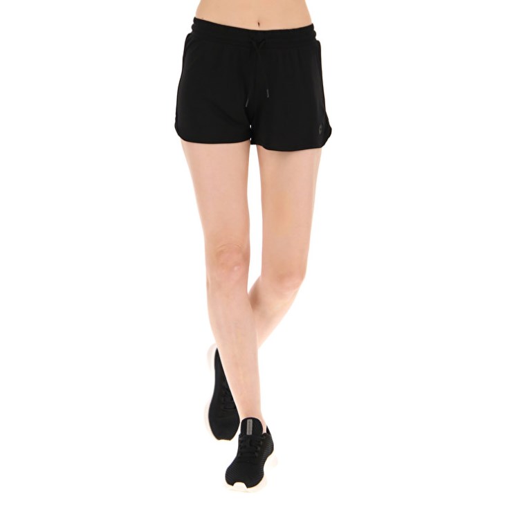 Women Lotto MSP W Shorts Black | SK555265Q8