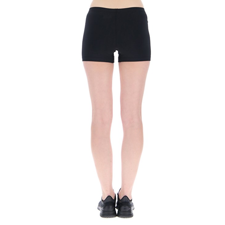Women Lotto MSP W Sports TH Shorts Black | JH140364D2