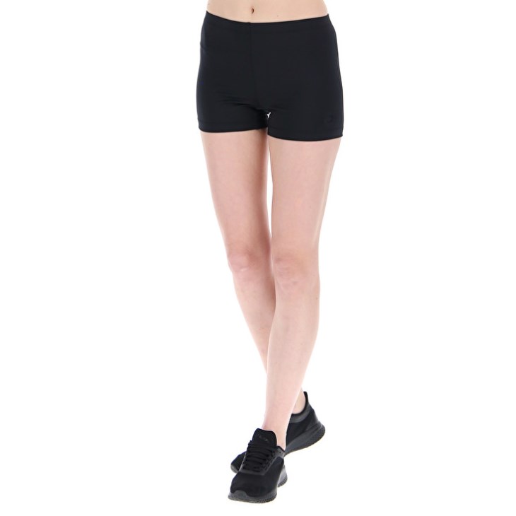 Women Lotto MSP W Sports TH Shorts Black | JH140364D2
