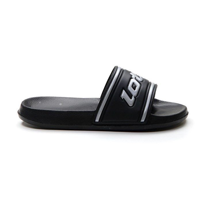 Women Lotto Midway IV W Slides Black / Silver | HD226372G2