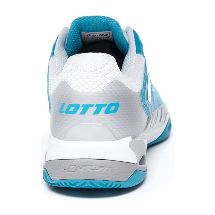 Women Lotto Mirage 100 CLY W Tennis Shoes Blue / White / Silver | RG912341P2