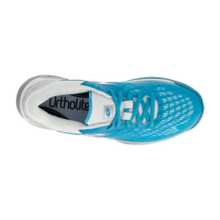 Women Lotto Mirage 100 CLY W Tennis Shoes Blue / White / Silver | RG912341P2