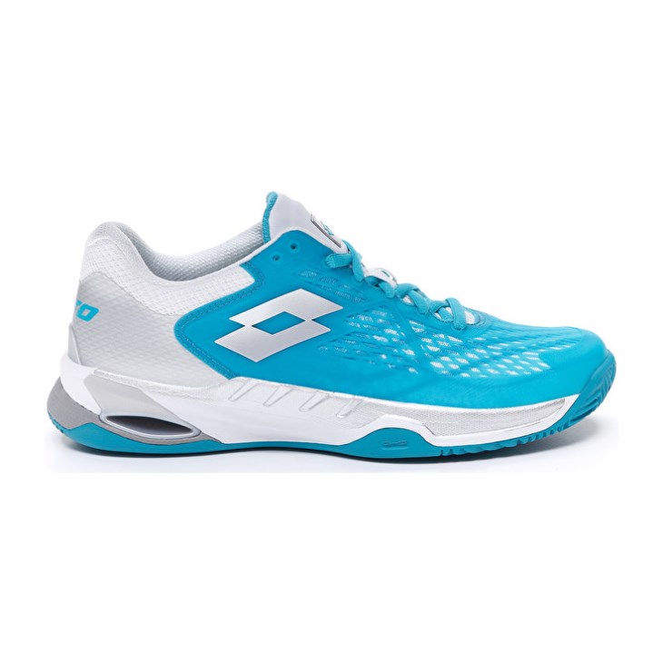 Women Lotto Mirage 100 CLY W Tennis Shoes Blue / White / Silver | RG912341P2