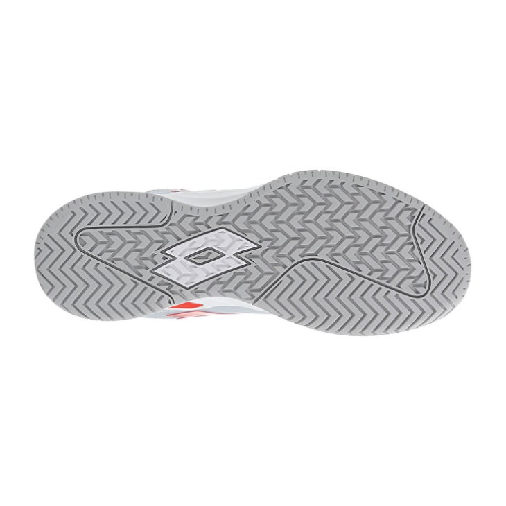 Women Lotto Mirage 100 SPD W Tennis Shoes White / Red | ON646384F7