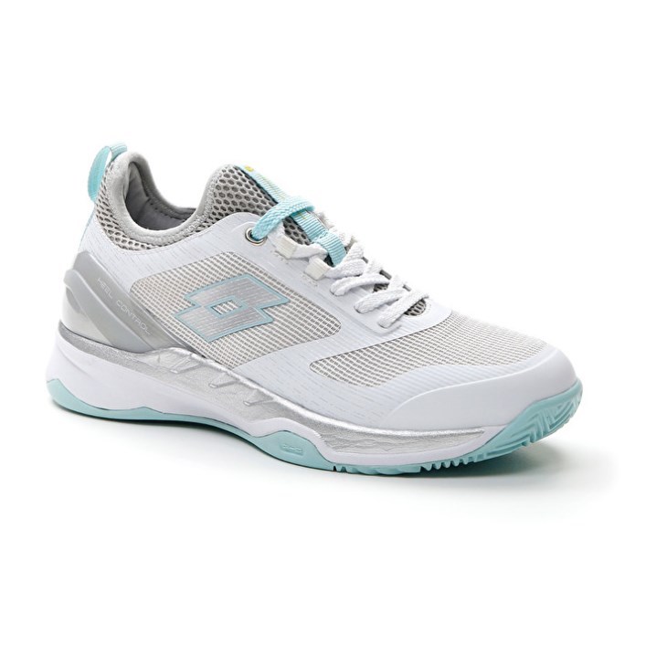Women Lotto Mirage 200 CLY W Tennis Shoes White / Silver / Blue | AF921282Z0