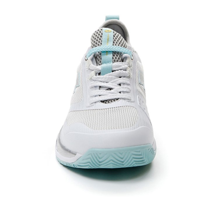 Women Lotto Mirage 200 CLY W Tennis Shoes White / Silver / Blue | AF921282Z0