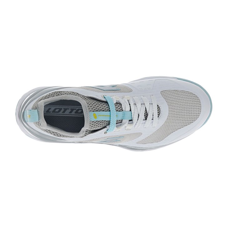 Women Lotto Mirage 200 CLY W Tennis Shoes White / Silver / Blue | AF921282Z0
