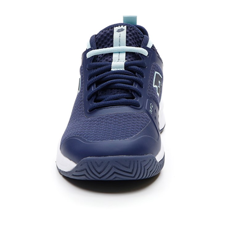 Women Lotto Mirage 500 II ALR W Tennis Shoes Navy Blue | DE065346R2