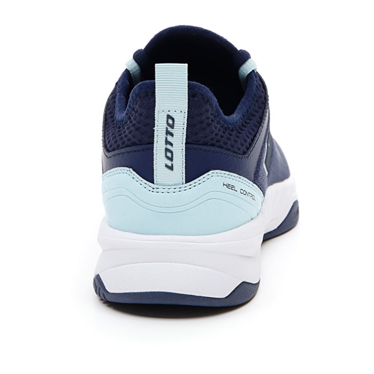 Women Lotto Mirage 500 II ALR W Tennis Shoes Navy Blue | DE065346R2